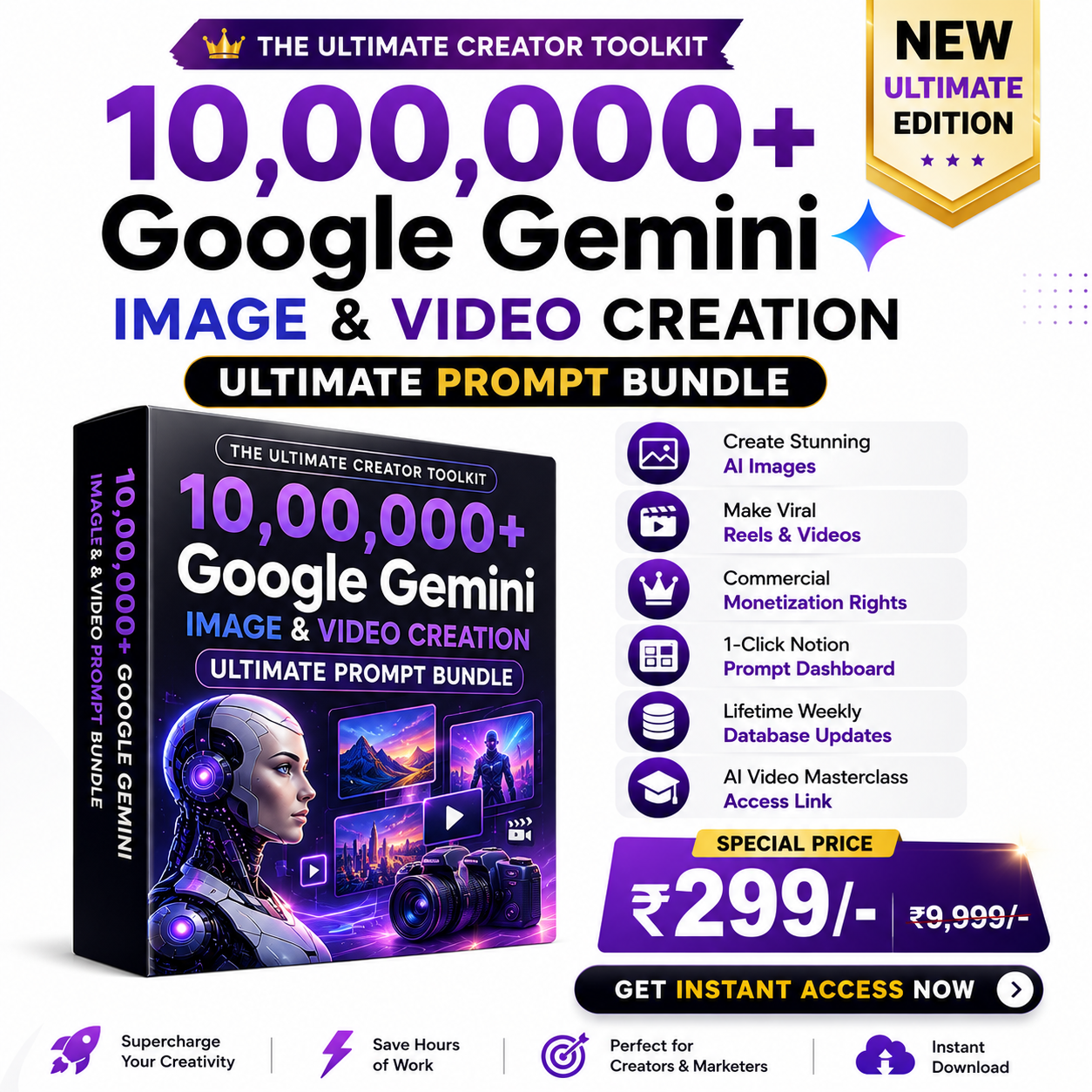 10 Lakh AI Prompt Bundle